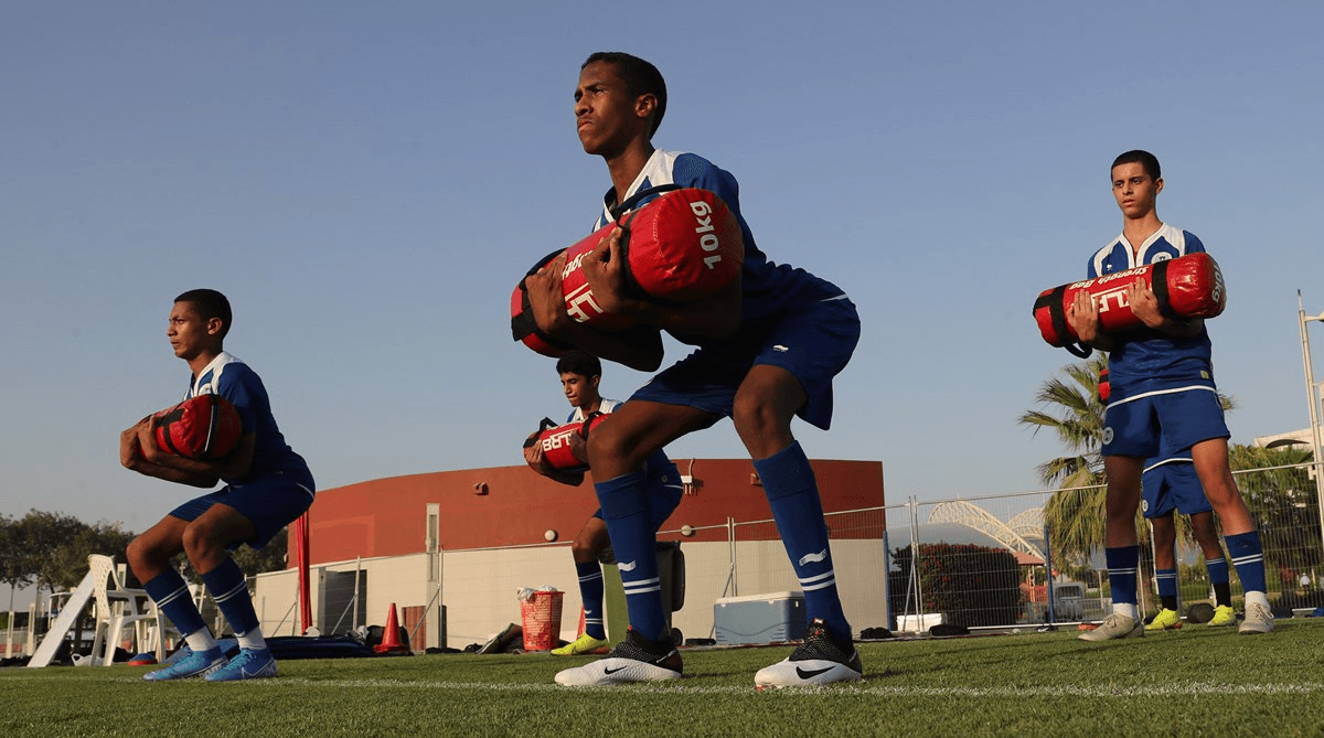 Kids in sports activities